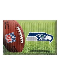 Seattle Seahawks Rubber Scraper Door Mat Photo by   