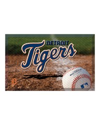 Detroit Tigers Rubber Scraper Door Mat Photo by   