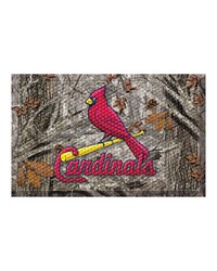 St. Louis Cardinals Rubber Scraper Door Mat Camo Camo by   