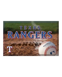 Texas Rangers Scraper Mat by  Fairwinds Studio 