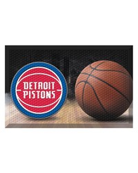 Detroit Pistons Rubber Scraper Door Mat Photo by   