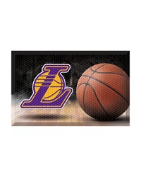 Los Angeles Lakers Rubber Scraper Door Mat Photo by   