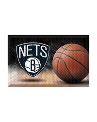 Brooklyn Nets Rubber Scraper Door Mat Photo by   