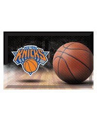 New York Knicks Rubber Scraper Door Mat Photo by   