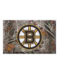 Boston Bruins Rubber Scraper Door Mat Camo Camo by   