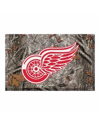 Detroit Red Wings Camo Scraper Mat by   