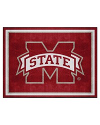 Mississippi State Bulldogs 8ft. x 10 ft. Plush Area Rug Maroon by   