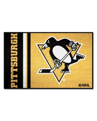 Pittsburgh Penguins Starter Mat Accent Rug  19in. x 30in. Uniform Design Yellow by   