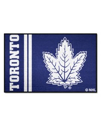 Toronto Maple Leafs Starter Mat Accent Rug  19in. x 30in. Uniform Design Royal by   