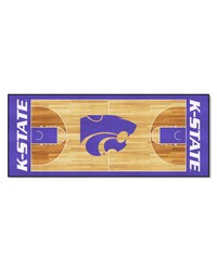 Kansas State Wildcats Court Runner Rug  30in. x 72in. Purple by   