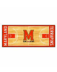 Maryland Terrapins Court Runner Rug  30in. x 72in. Red by   