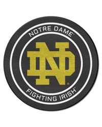 Notre Dame Fighting Irish Hockey Puck Rug  27in. Diameter Black by   