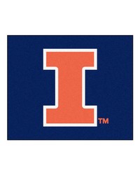 Illinois Tailgater Rug 60x72 by   