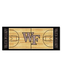 Wake Forest Demon Deacons Court Runner Rug  30in. x 72in. Black by   
