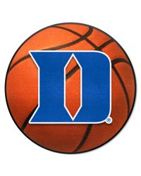 Duke Blue Devils Basketball Rug  27in. Diameter D Logo Orange by   
