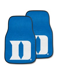 Duke Blue Devils Front Carpet Car Mat Set  2 Pieces D Logo Blue by   
