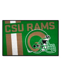Colorado State Rams Starter Mat Accent Rug  19in. x 30in. Uniform Design Green by   