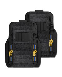 Pitt Panthers 2 Piece Deluxe Car Mat Set Black by   