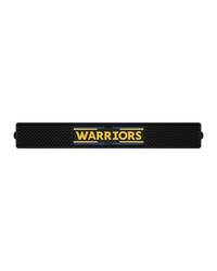 Golden State Warriors Bar Drink Mat  3.25in. x 24in. Black by   