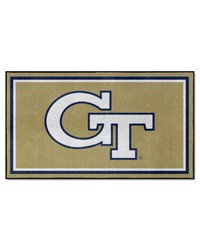 Georgia Tech Yellow Jackets 3ft. x 5ft. Plush Area Rug GT Gold by   