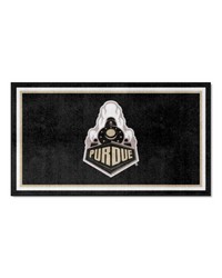 Purdue Boilermakers 3ft. x 5ft. Plush Area Rug Black by   