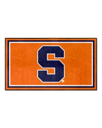 Syracuse Orange 3ft. x 5ft. Plush Area Rug Orange by   