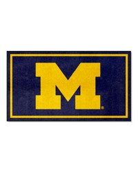 Michigan Wolverines 3ft. x 5ft. Plush Area Rug Blue by   