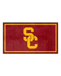 Southern California Trojans 3ft. x 5ft. Plush Area Rug Cardinal by   