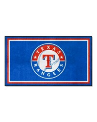Texas Rangers 3ft. x 5ft. Plush Area Rug Blue by   
