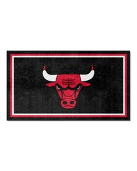 Chicago Bulls 3ft. x 5ft. Plush Area Rug Black by   