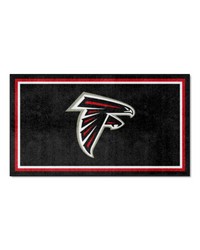Atlanta Falcons 3ft. x 5ft. Plush Area Rug Black by   