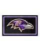 Fan Mats LLC Baltimore Ravens 3x5 Rug Black