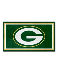 Green Bay Packers 3ft. x 5ft. Plush Area Rug Green by   