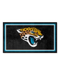 Jacksonville Jaguars 3ft. x 5ft. Plush Area Rug Black by   