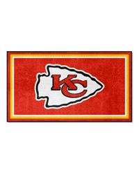 Kansas City Chiefs 3ft. x 5ft. Plush Area Rug Red by   