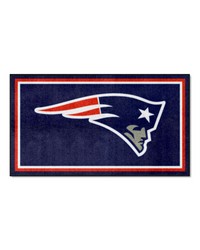 New England Patriots 3ft. x 5ft. Plush Area Rug Navy by   