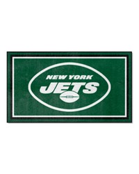 New York Jets 3ft. x 5ft. Plush Area Rug Green by   