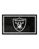 Fan Mats LLC Las Vegas Raiders 3x5 Rug Black