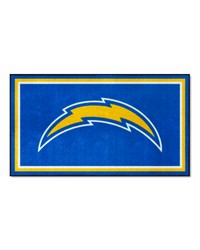 Los Angeles Chargers 3ft. x 5ft. Plush Area Rug Navy by   