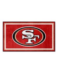 San Francisco 49ers 3ft. x 5ft. Plush Area Rug Maroon by   