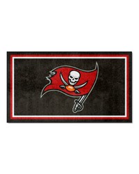 Tampa Bay Buccaneers 3ft. x 5ft. Plush Area Rug Black by   