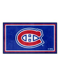 Montreal Canadiens 3ft. x 5ft. Plush Area Rug Blue by   