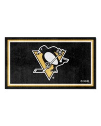 Pittsburgh Penguins 3ft. x 5ft. Plush Area Rug Black by   