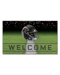 Atlanta Falcons Rubber Door Mat  18in. x 30in. Red by   