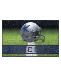 Dallas Cowboys Rubber Door Mat  18in. x 30in. Navy by   