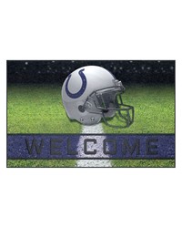 Indianapolis Colts Rubber Door Mat  18in. x 30in. Blue by   
