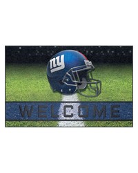 New York Giants Rubber Door Mat  18in. x 30in. Dark Blue by   