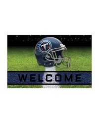 Tennessee Titans Rubber Door Mat  18in. x 30in. Navy by   
