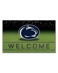 Penn State Nittany Lions Rubber Door Mat  18in. x 30in. Navy by   