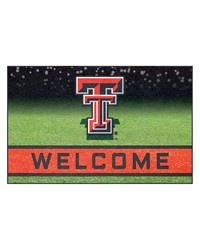 Texas Tech Red Raiders Rubber Door Mat  18in. x 30in. Red by   